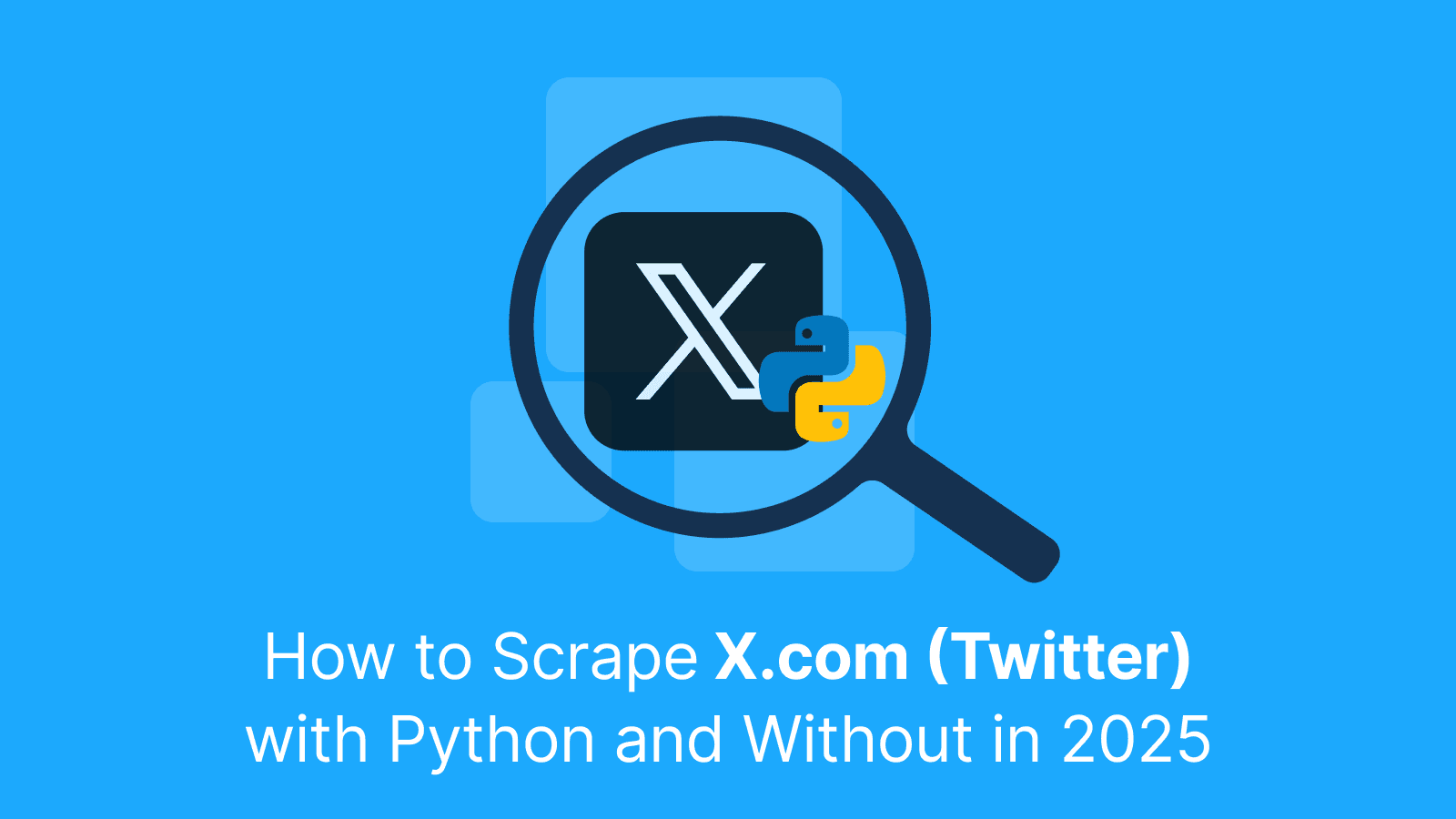 How to scrape X.com (Twitter) with Python and without