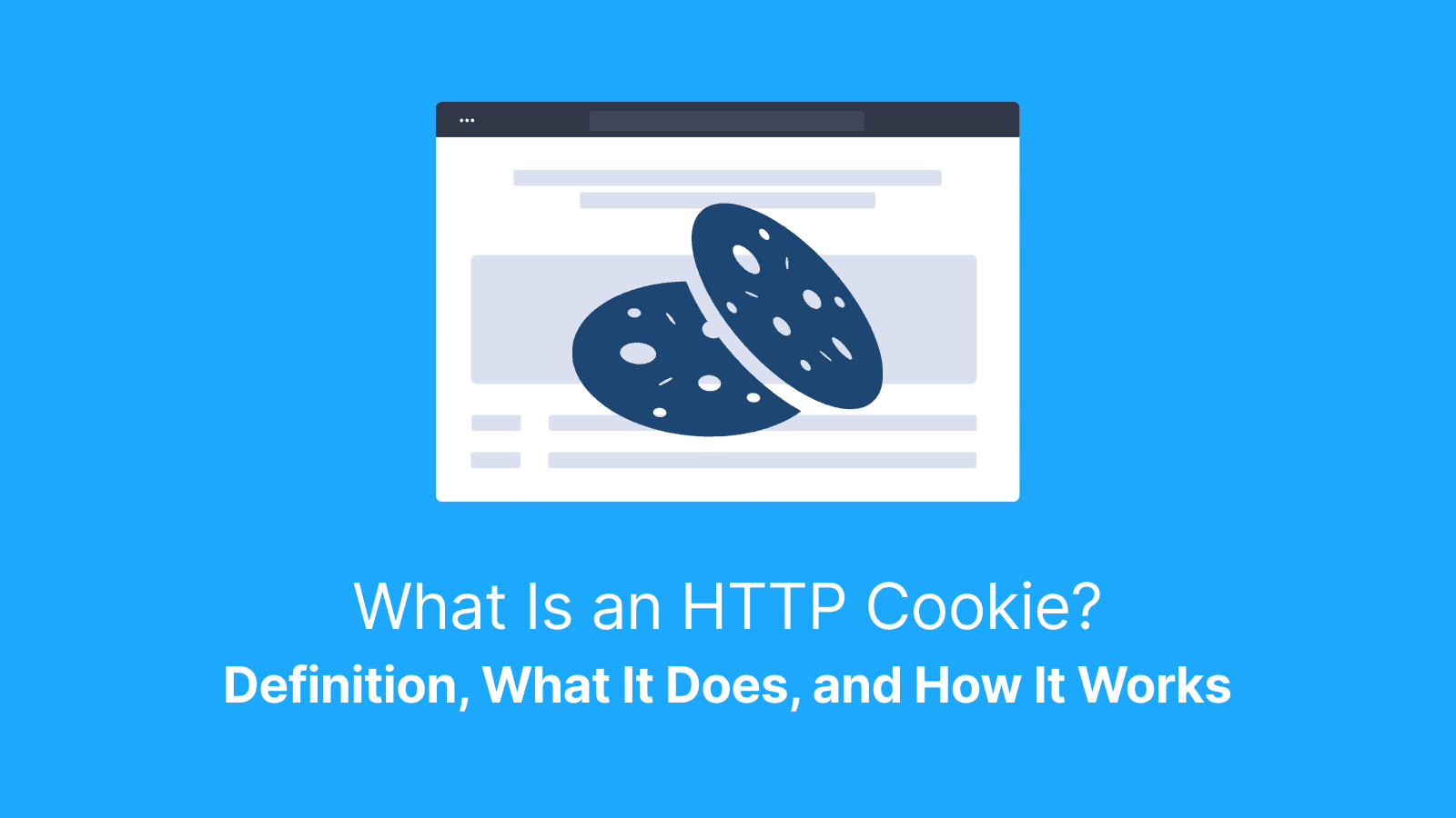 What is an HTTP cookie